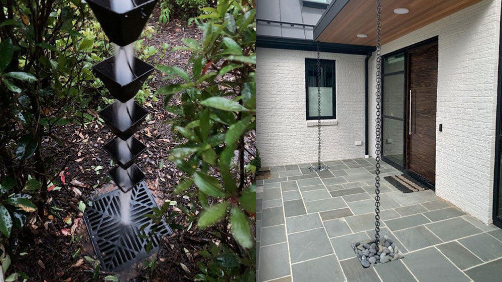 Connecting Your Rain Chain to A Drain