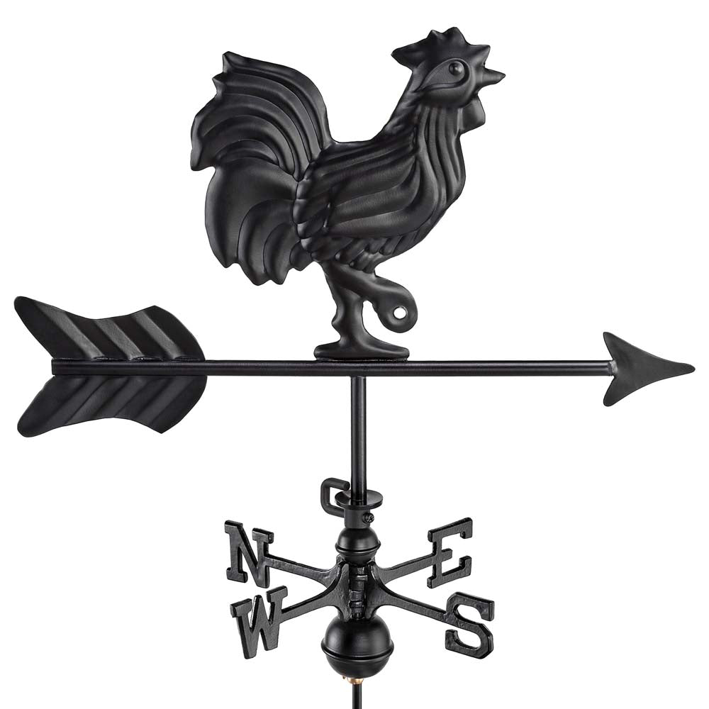 Rooster Cottage Weathervane with Roof Mount