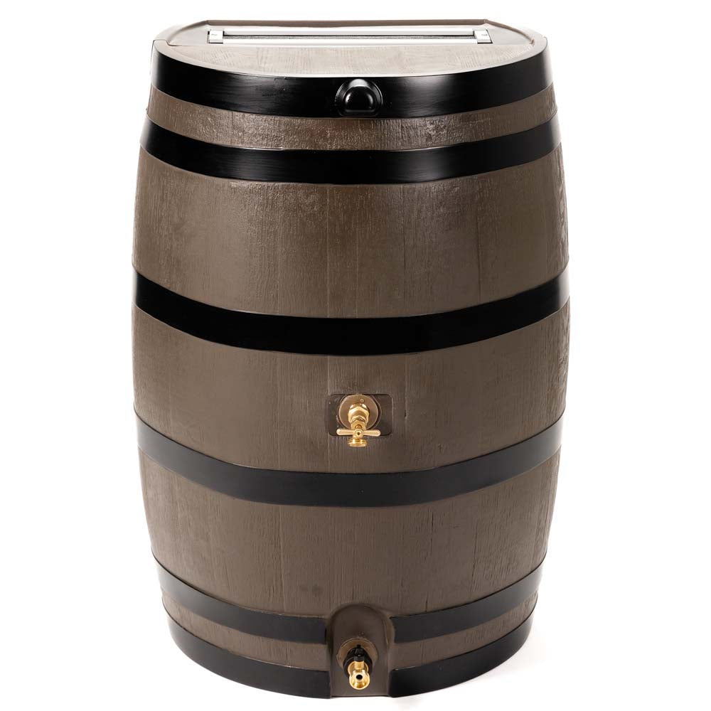 50 Gallon Dual Spigot Rain Barrel