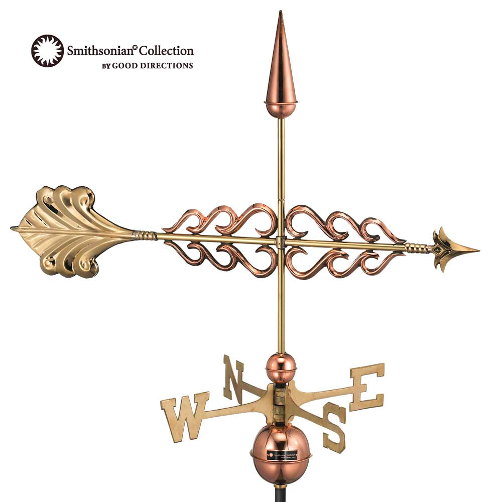 Smithsonian Arrow Weathervane - Pure Copper