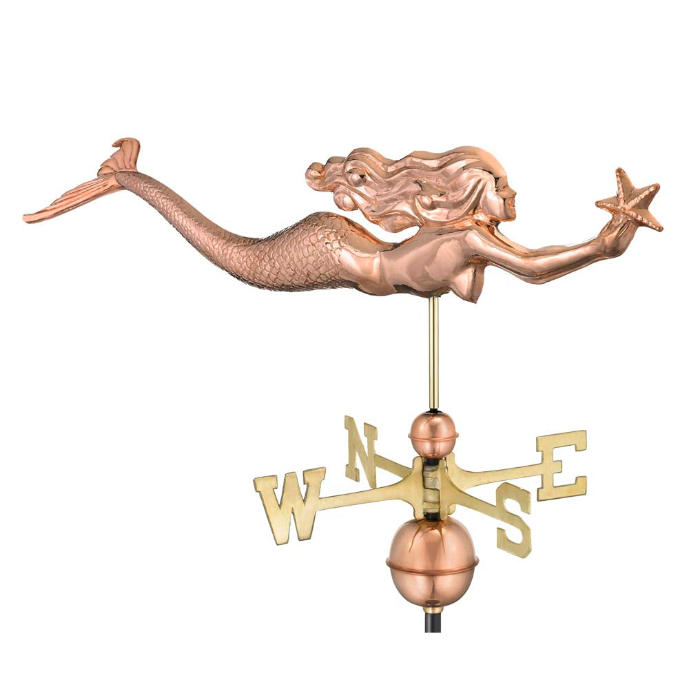 Mermaid with Starfish Weathervane