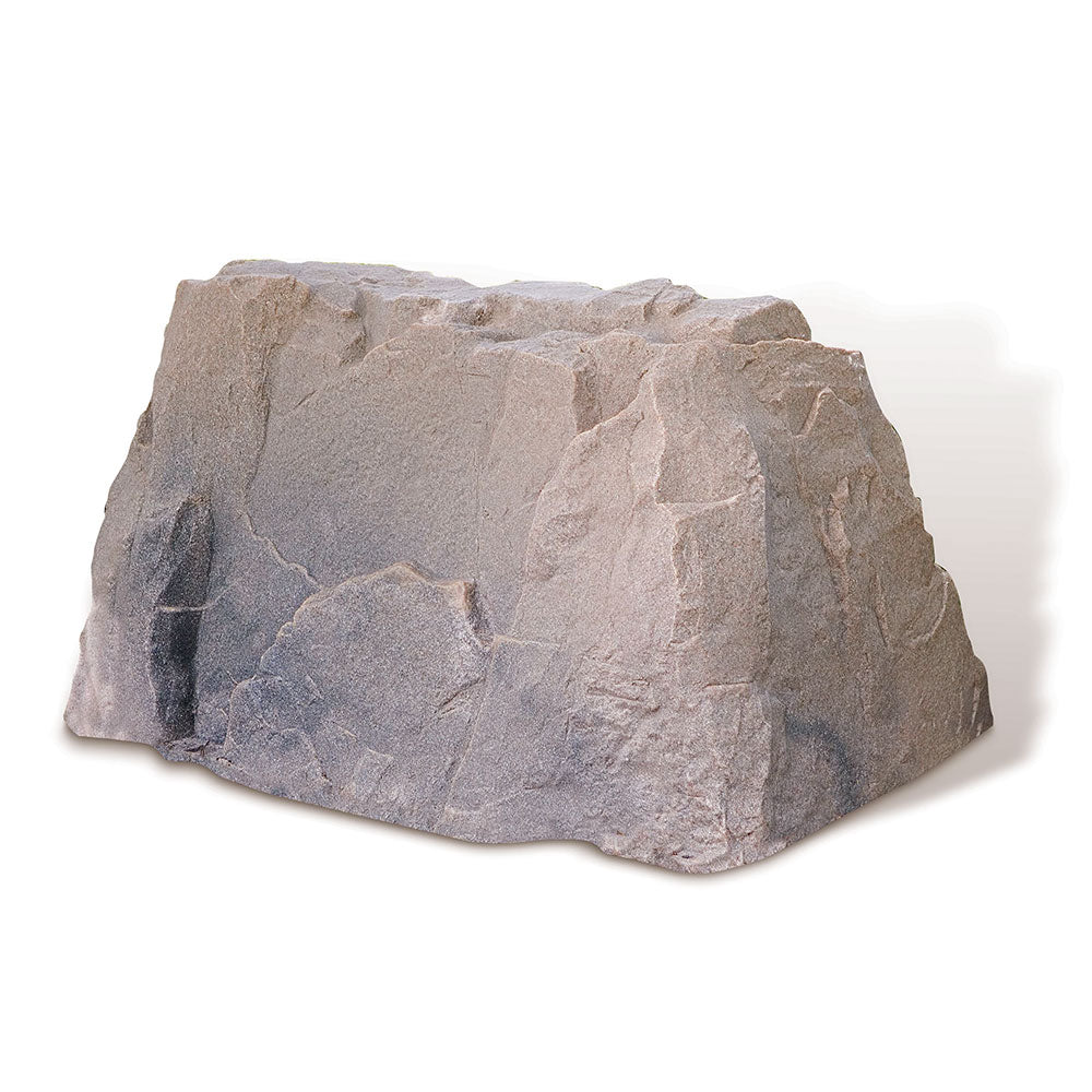 Rectangular Faux Rock Model 110 in Riverbed color