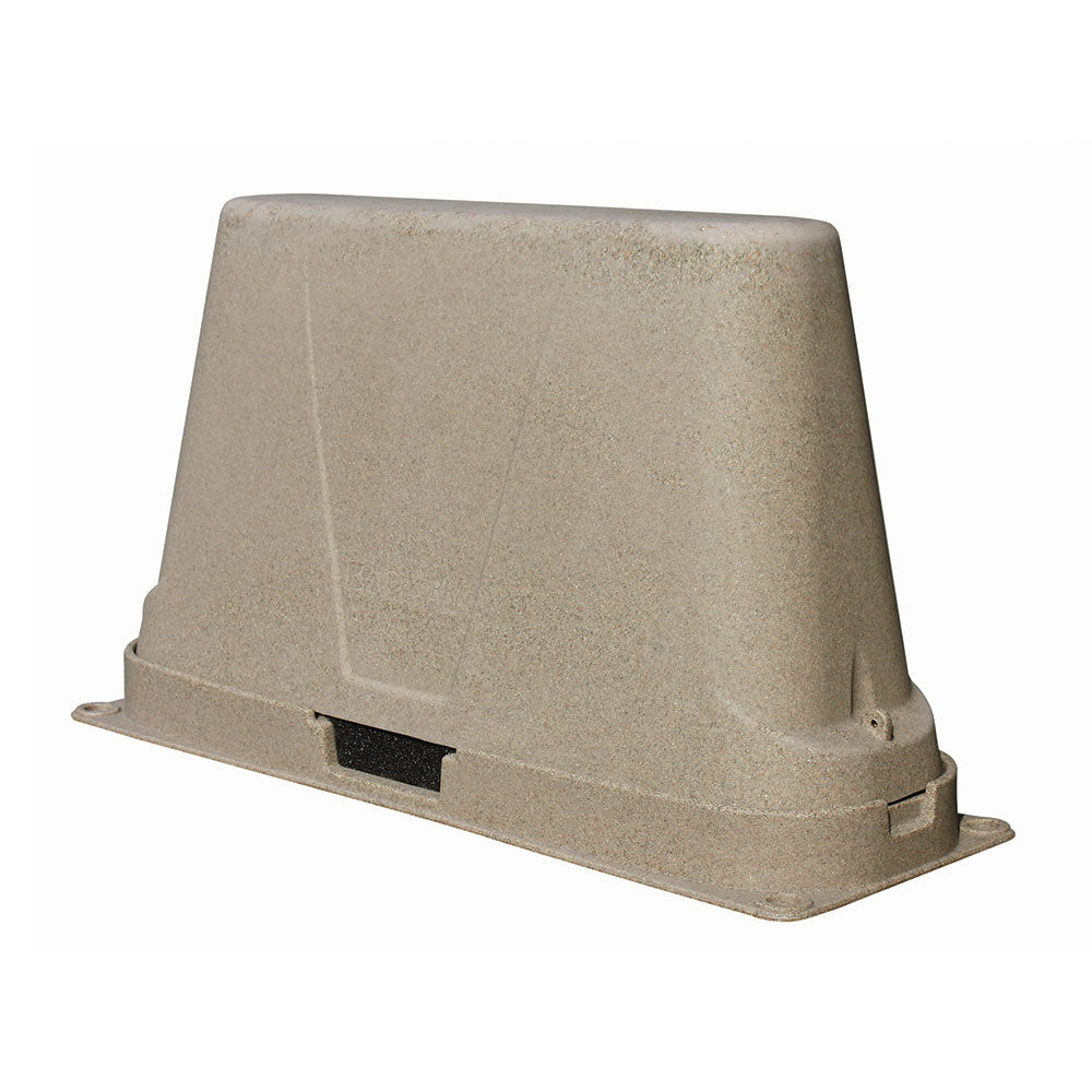 DekoRRa Backflow Enclosure in Brown Granite