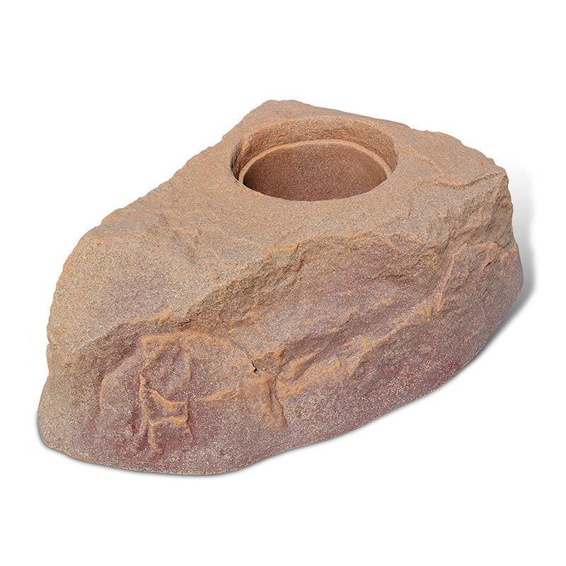 Planter Faux Rock 132 in Autumn Bluff without plant