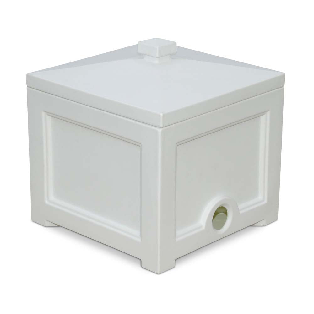 Fairfield Garden Hose Bin - White