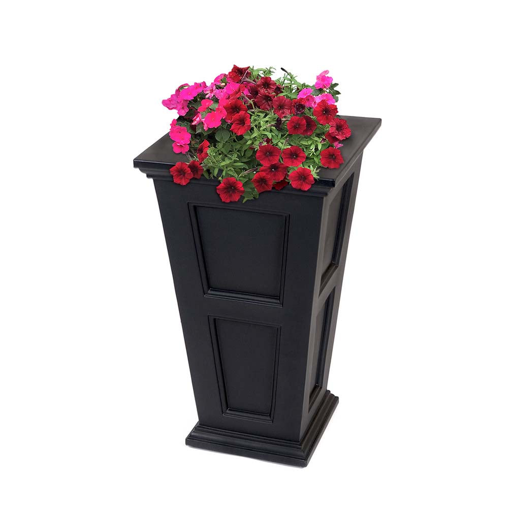 Fairfield 40in Tall Planter - Black