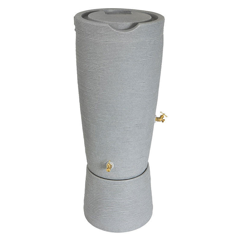 Impressions Stone 50 Gallon Rain Saver and Stand Light Granite