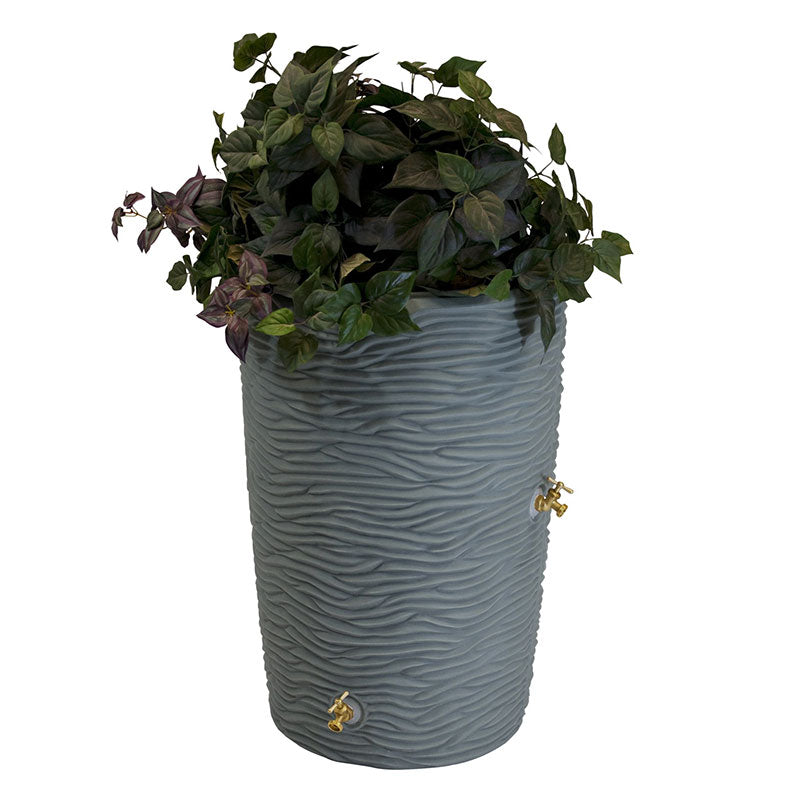 Impressions Palm 50 Gallon Rain Saver Gray