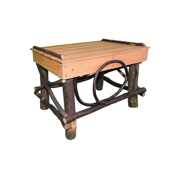 Bentwood Foot Stool - Hickory & Oak